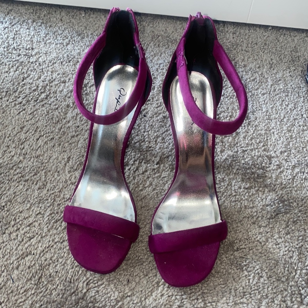 Suede stilettos